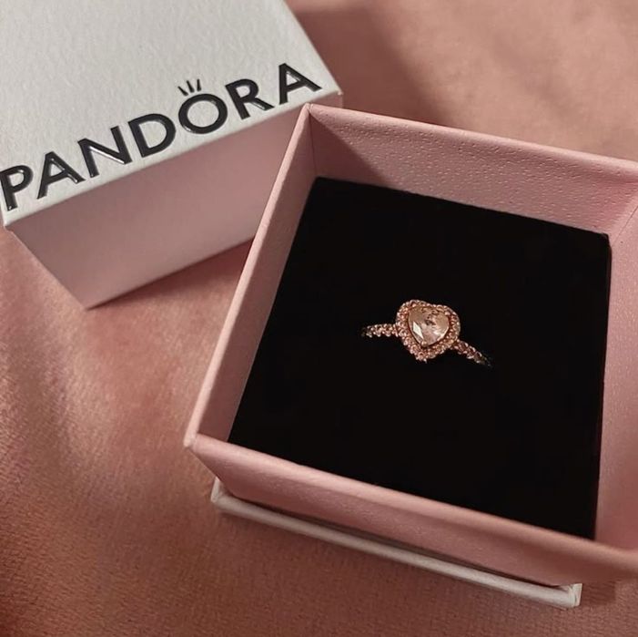 Inel pandora rose, mărimea 52