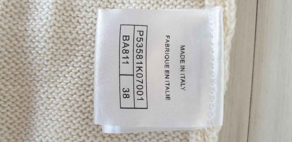 CHANEL Wool Made in Italy Womens Size 38/S ОРИГИНАЛ! Дамски Пуловер!