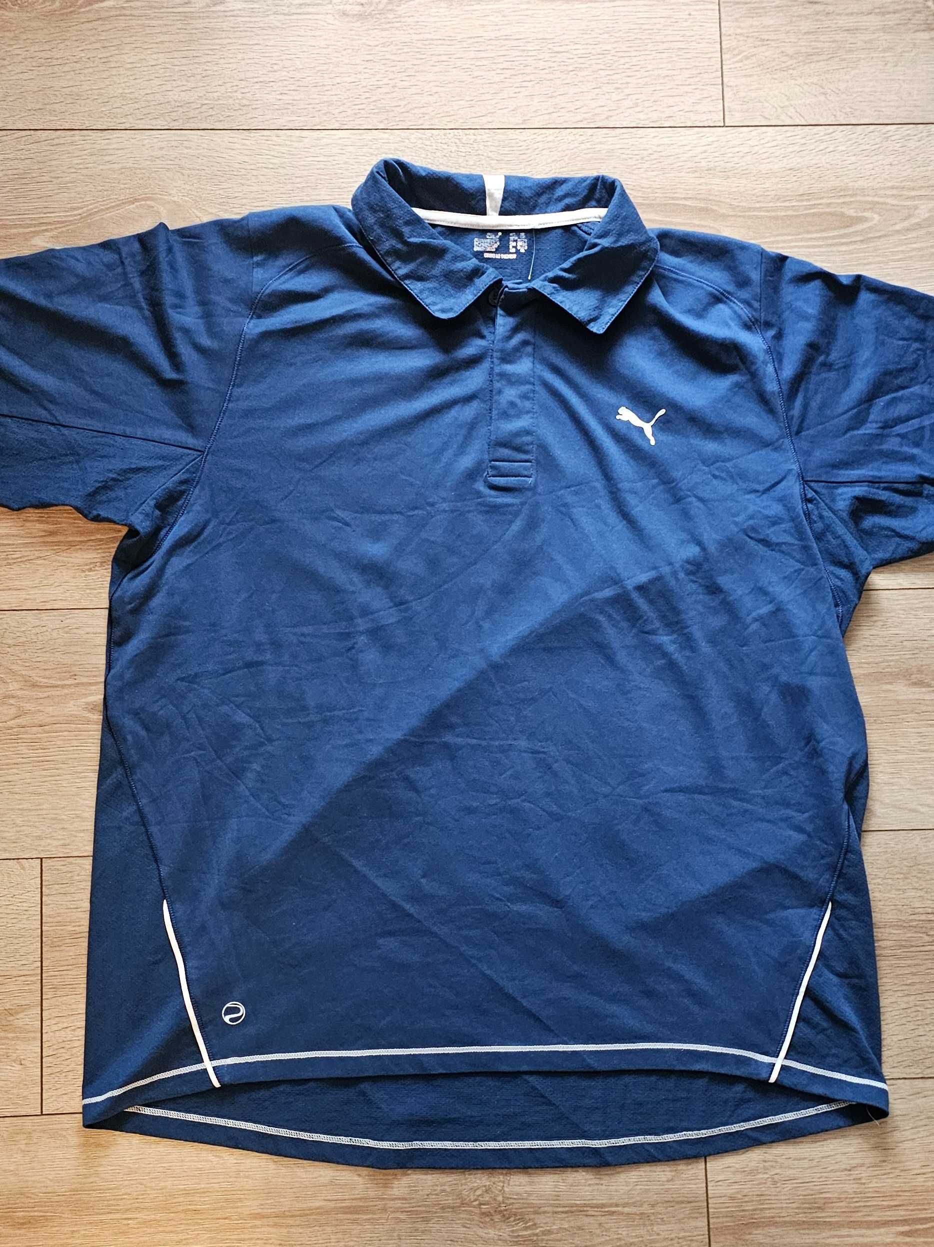 Tricou polo Puma, albastru, xl