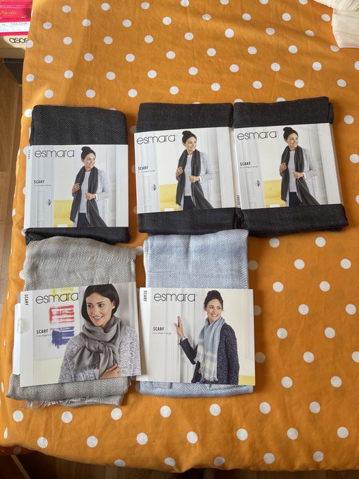 Eșarfa subțire și elegantă x 5buc