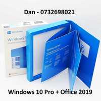 Stick USB bootabil Windows 10 Pro + Office 2019 cu licenta retail