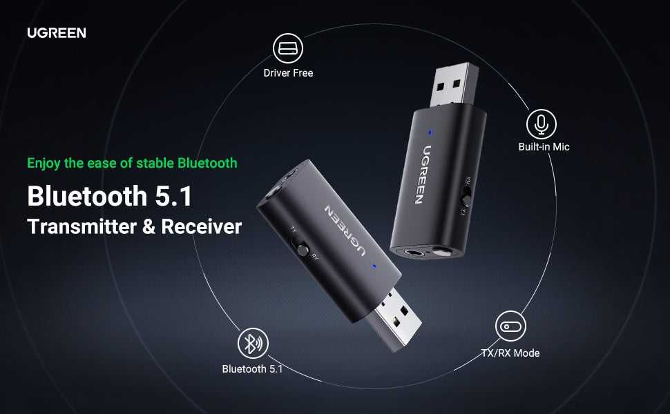 Bluetooth audio receiver & transmitter