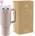 Sticlă de băut cu pai 1.2L - Termos cu pai Răcire 10 ore