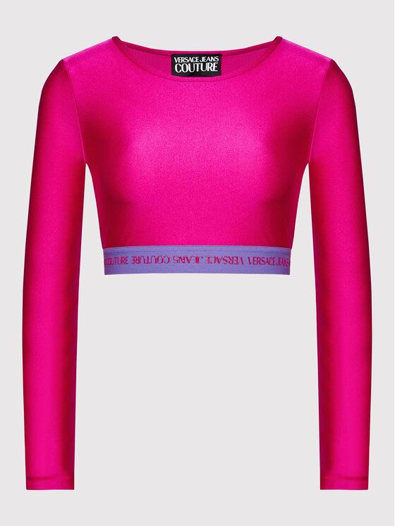 Versace Jeans Couture сет от блузка и клин в розов цвят XS