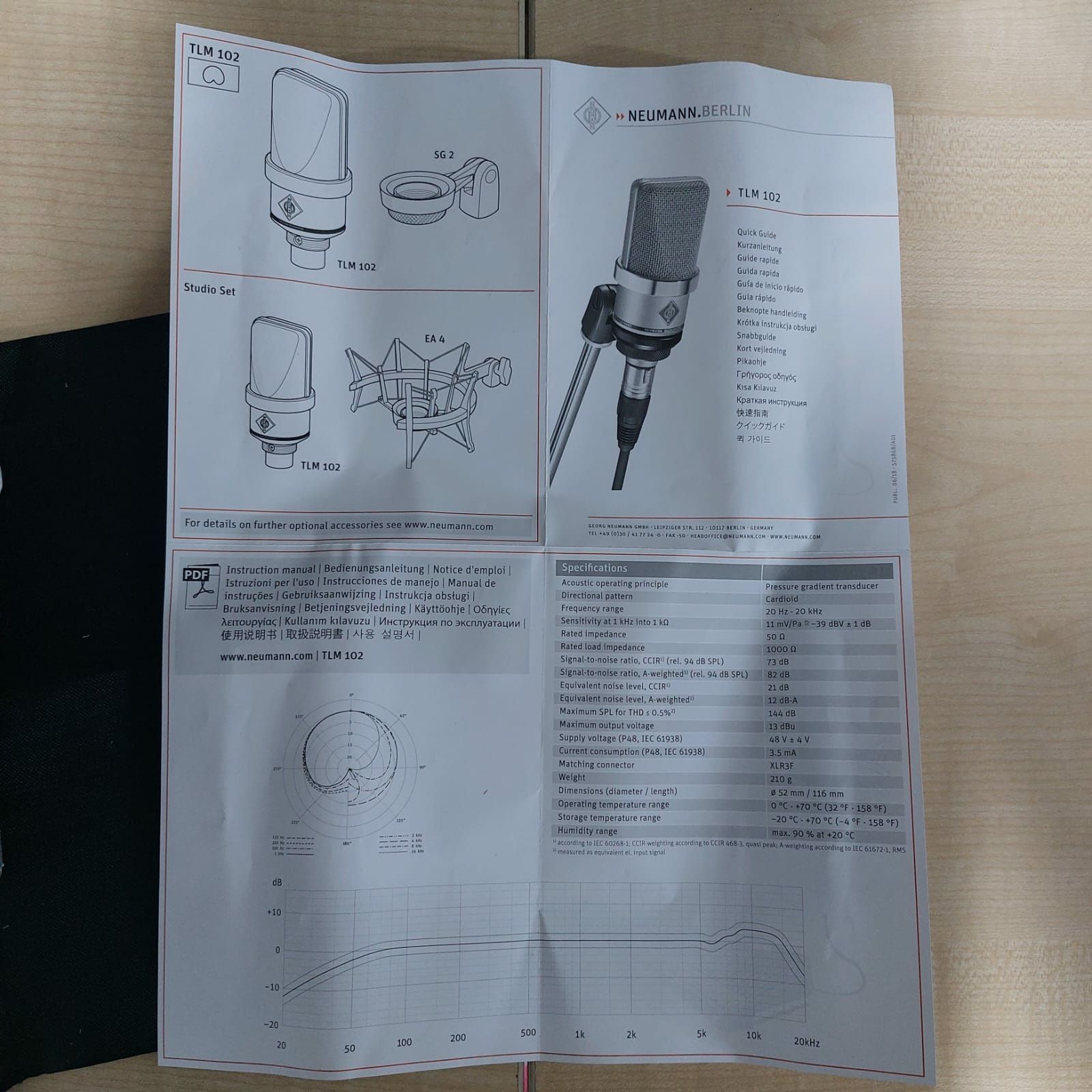 Микрофон neumann tlm-102