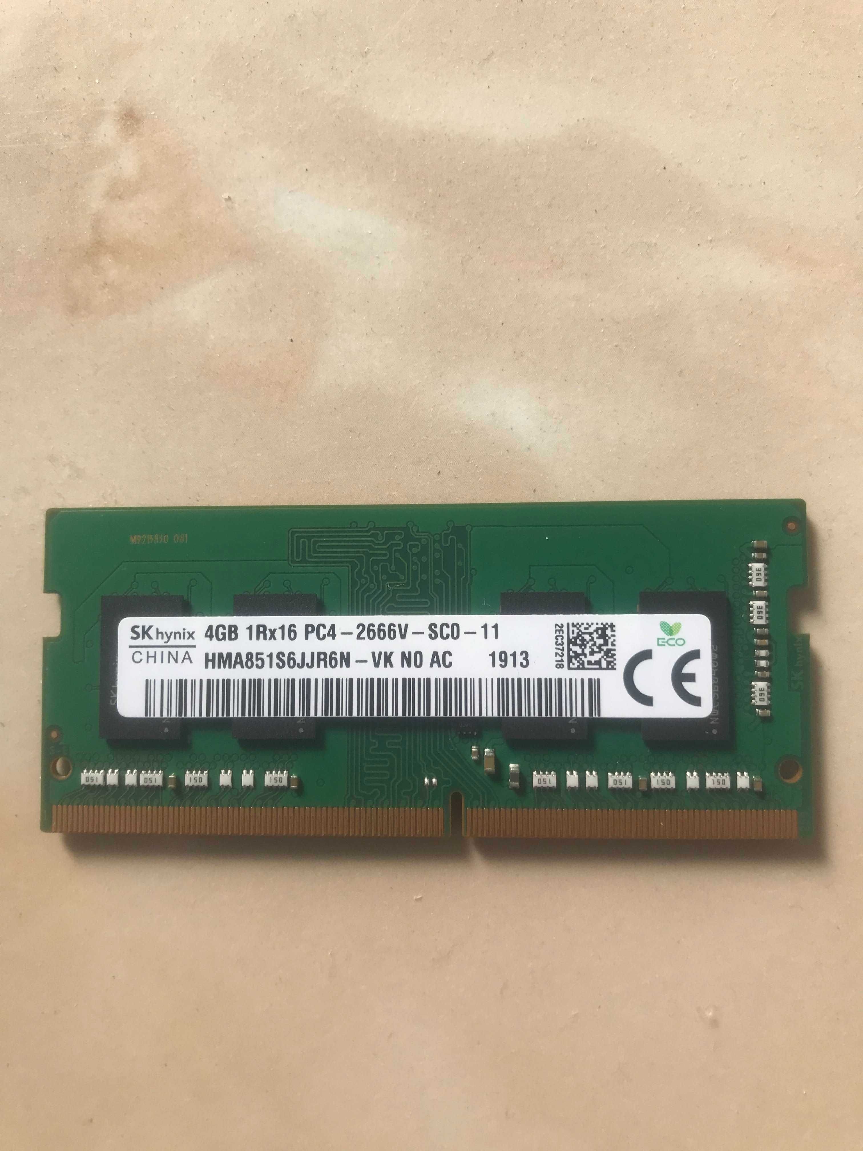 SK hynix 4GB 1Rx16 PC4-2666V-SC0-11