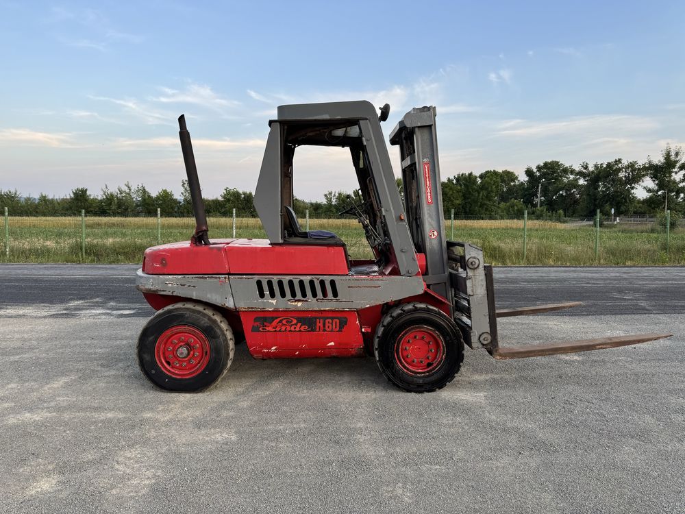 Stivuitor linde diesel ridica 6 tone stare impecabila de functionare