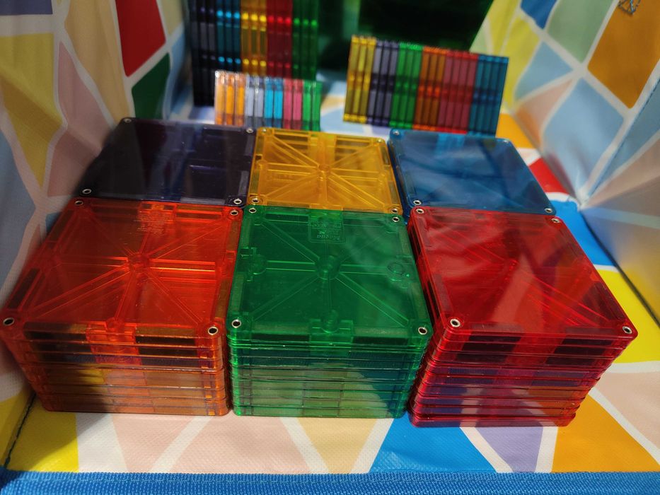 Lot magna tiles+magbrix+cutie