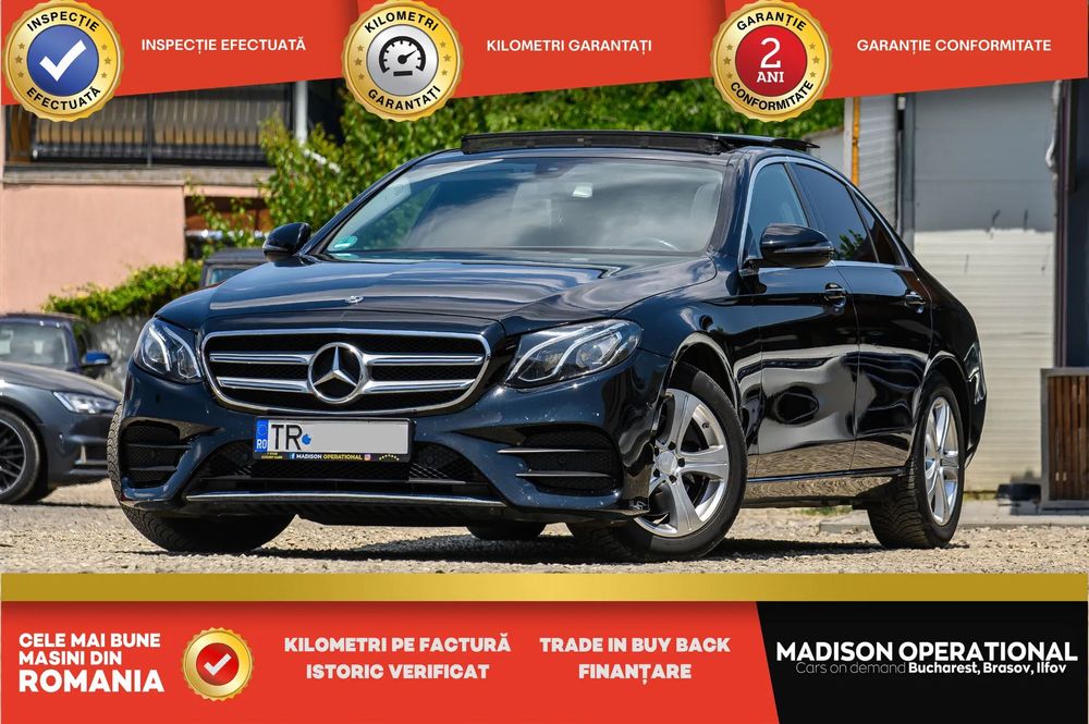 Mercedes-Benz E TRAPA lumini 4matic
