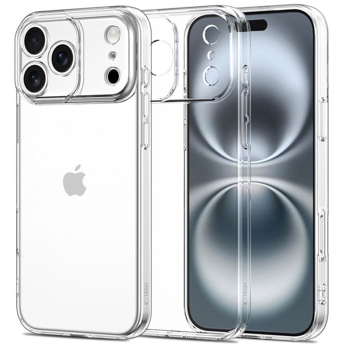 Tech-Protect FlexAir TPU калъф за iPhone 17 Pro/Max– прозрачен