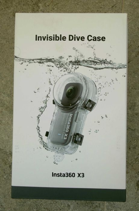 Vand Insta 360 X3 + invisible dive case + baterie suplimentara