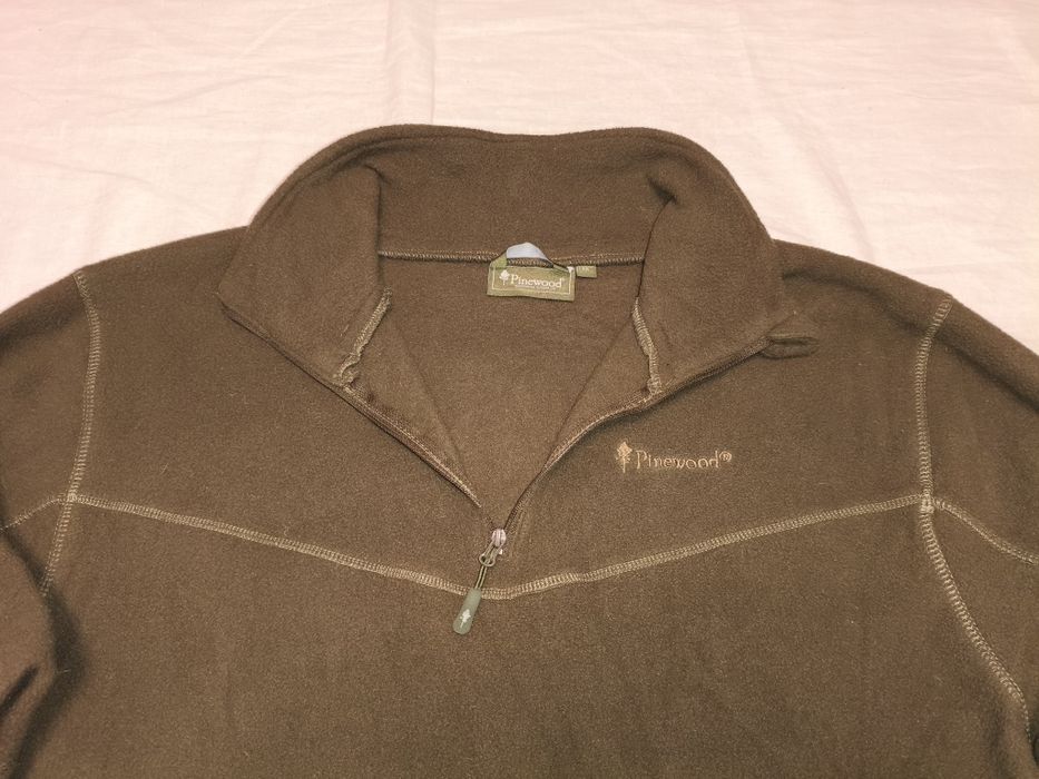 Polar Pinewood Tiveden bluza mărime XXL Pulover Fleece culoarea Kaki