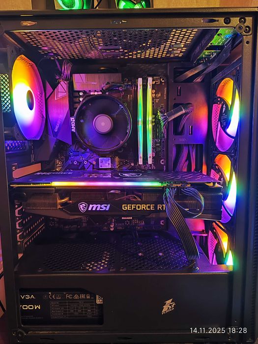 Геймърски Ryzen 5 5600G, RTX 3070Ti 8GB, RAM 16GB DDR4, SSD 512GB NVME