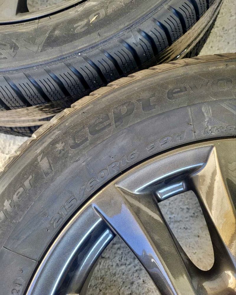 Джанти 5x114.3 16” + Чисто нови зимни гуми HANKOOK