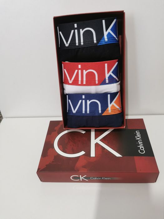 Boxeri bărbați - Calvin Klein / 95 % bumbac, 5% elastan