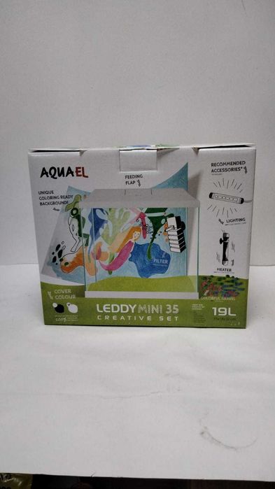 Аквариум - Aquael Leddy Mini 35 19 л. Белый
