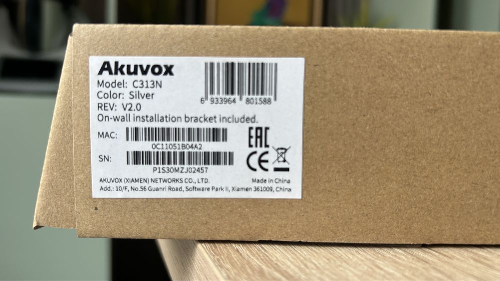 Видеодомофон akuvox C313N