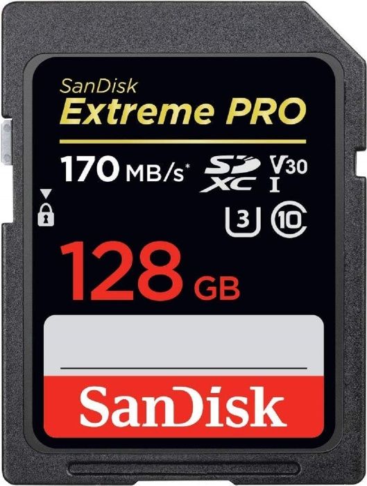 Card de memorie SanDisk Extreme +Adaptor  128gb,sigilat