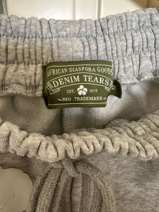 Denum tears track suit