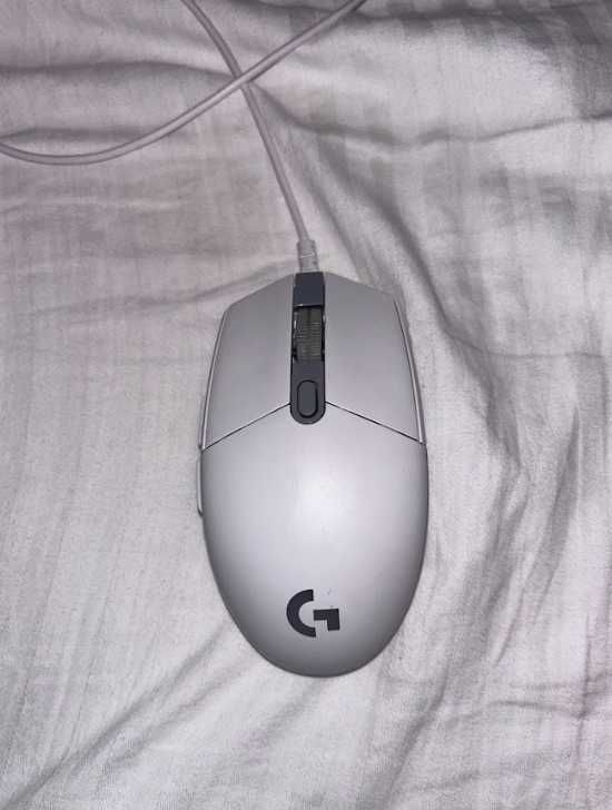 Vand mouse gaming Logitech G102, Alb