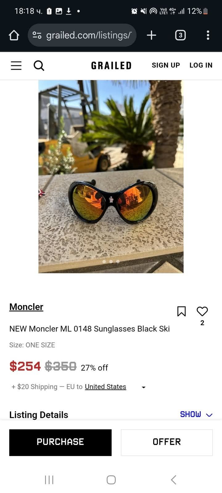 Moncler Нови Оригинални Слънчеви Очила