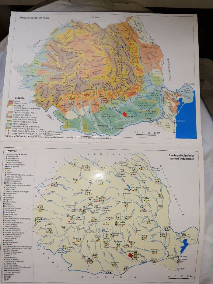 Fise (bucleturi) fizica si geografie scolari