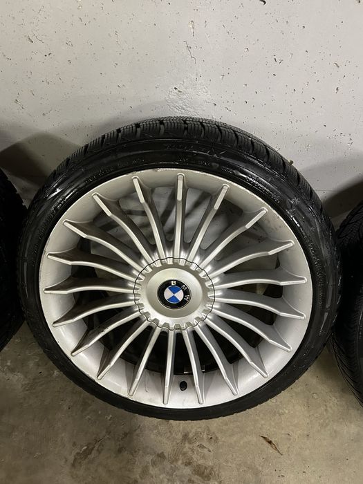 Jante BMW model Alpina 5x120 R18 concave Cauciucuri iarna noi DOT 2024