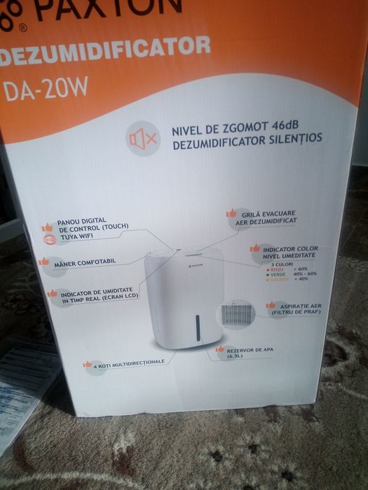 Dezumidificator și purificator de aer se vinde urgent preț negociabil