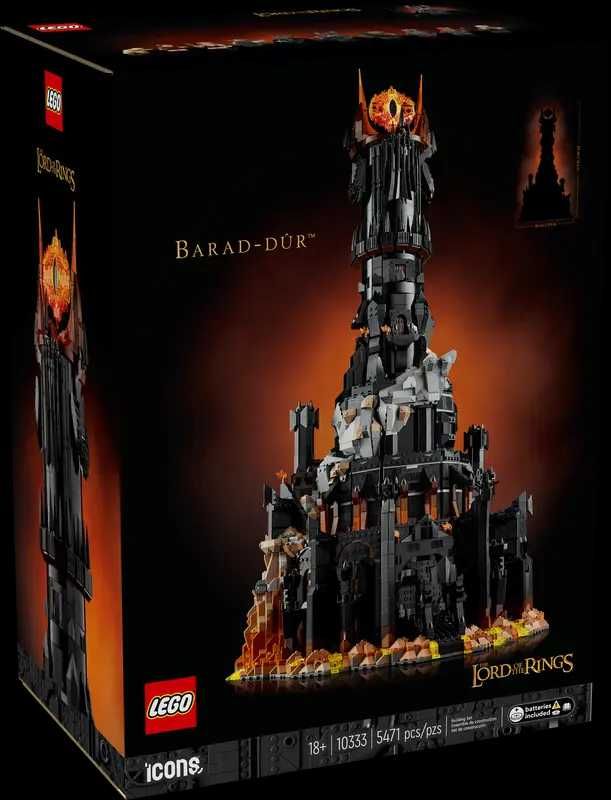 LEGO Icons: Lord of the Rings (Властелин колец): Barad-dûr™, 10333