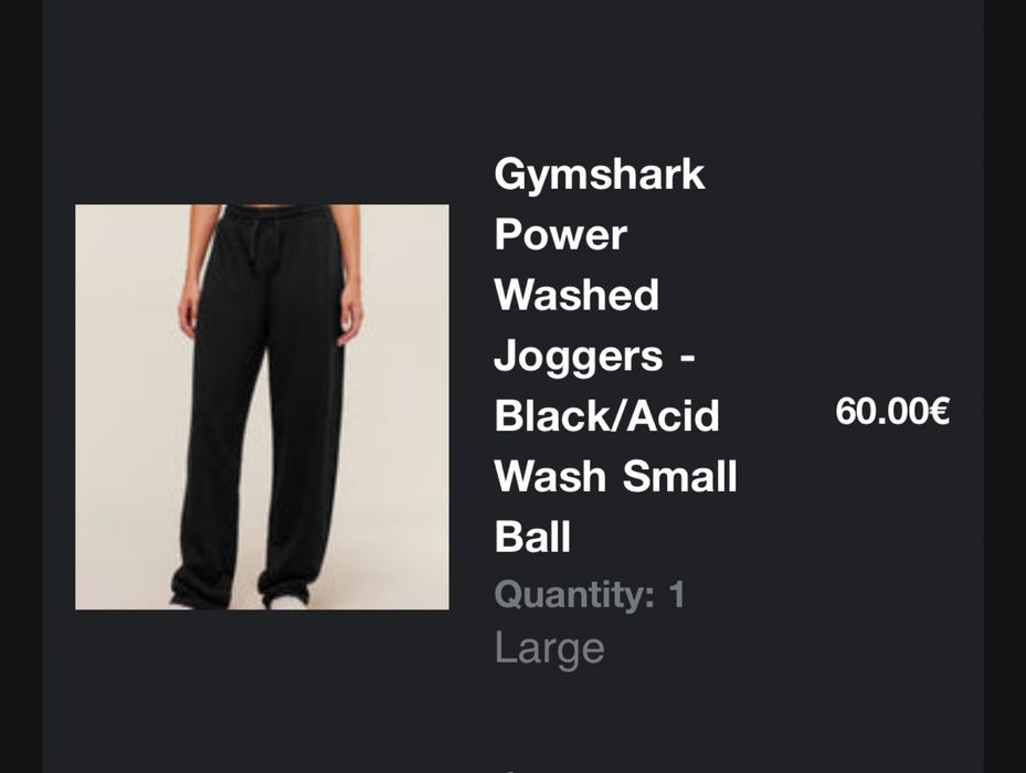 Pantaloni trening femei GYMSHARK power washed joggers