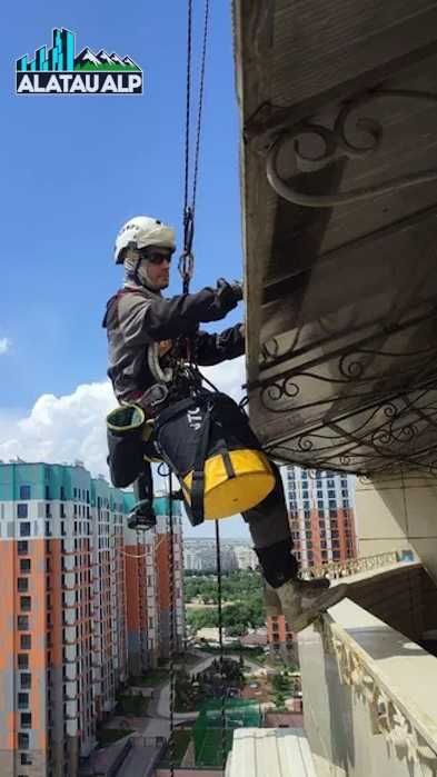 Промышленный альпинист. Монтаж, демонтаж металлоконструкций в Алматы