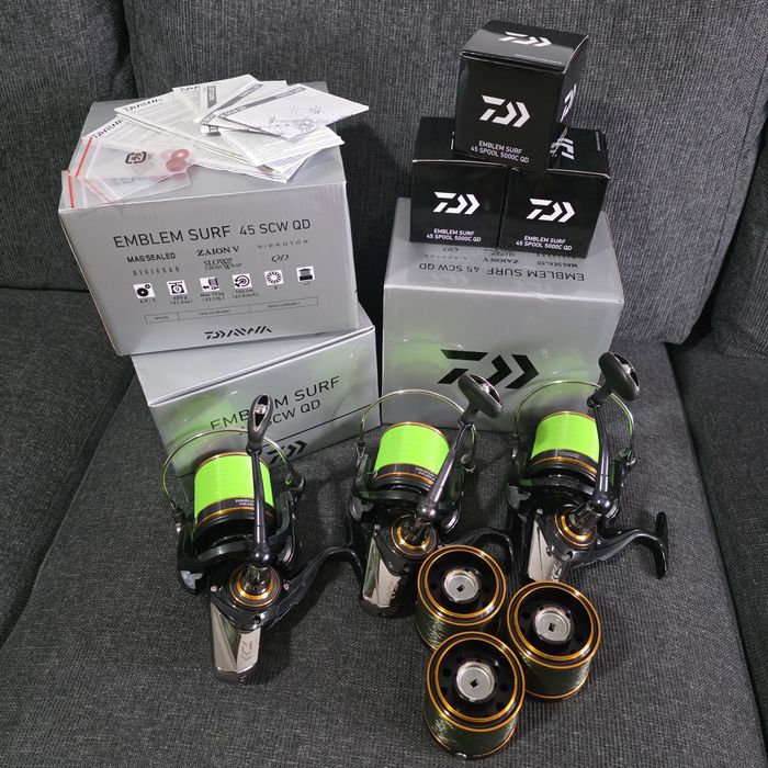 Mulinete Daiwa Emblem Surf 45 SCW QD