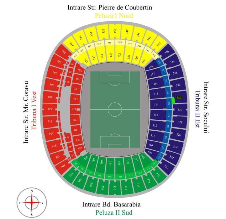 Bilet FCSB - Bologna 23.10.2025 19-45