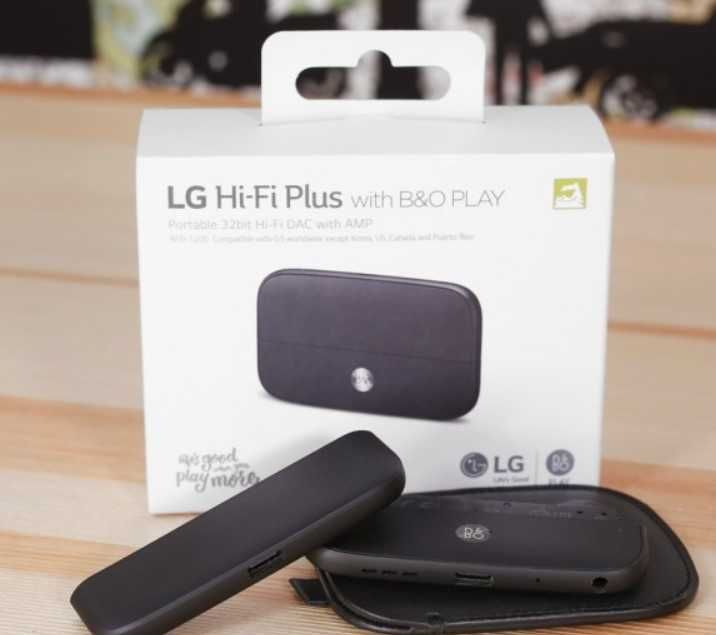 Портативный ЦАП усилитель для наушников LG HiFi Plus Bang and Olufsen