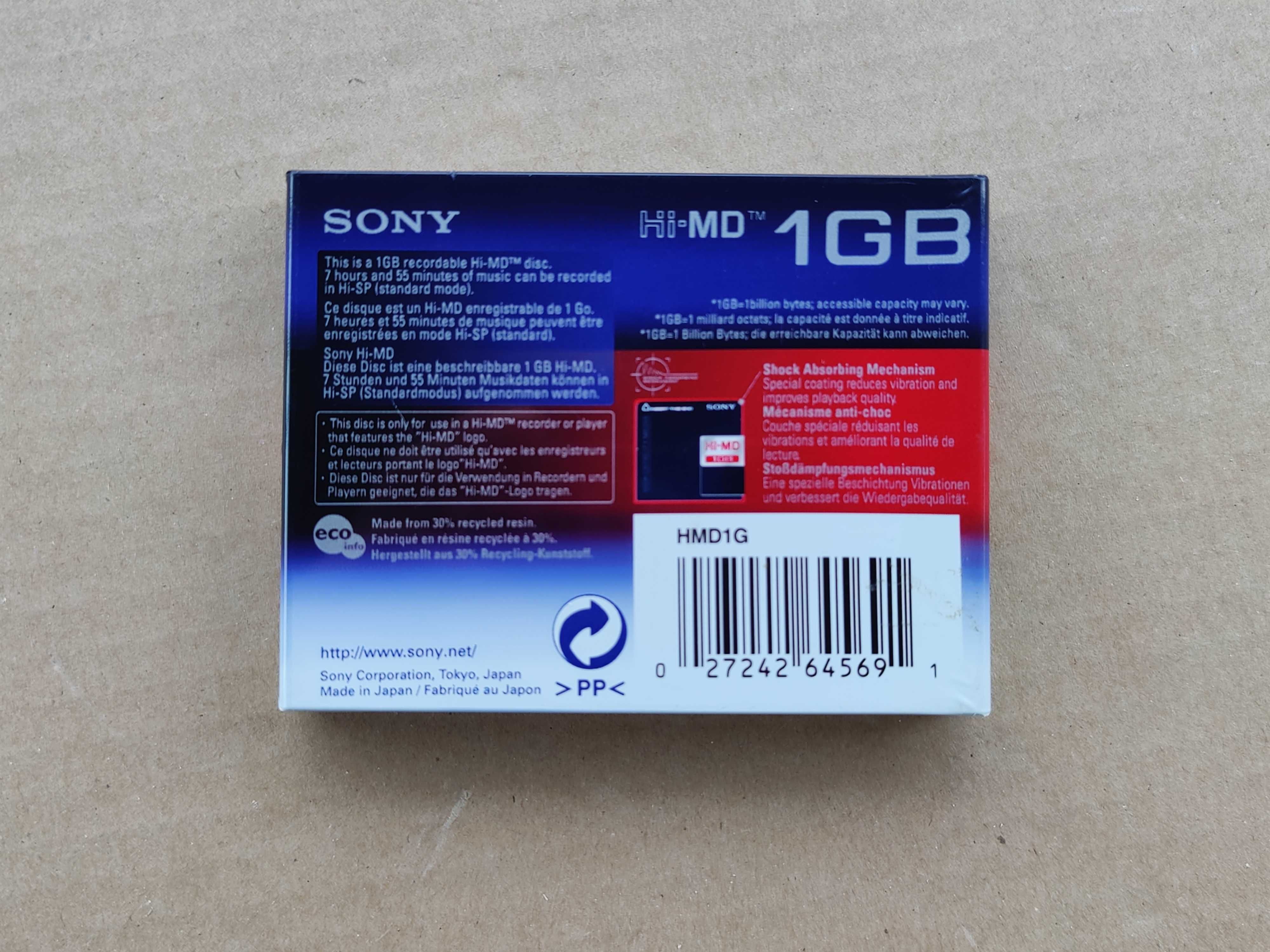 Minidisc Sony HI-MD 1GB sigilat