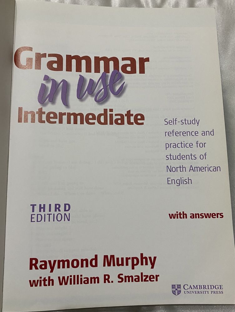 Учебник Murphy English Grammar in Use Intermediate английский