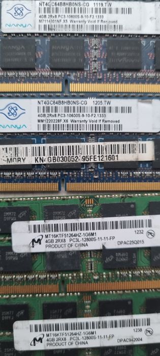 Placute 4gb ram ddr 3 laptop