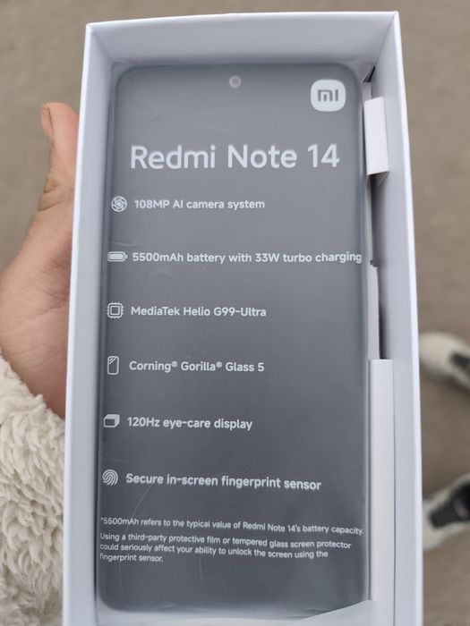 Redmi not 14 Rangi qora
