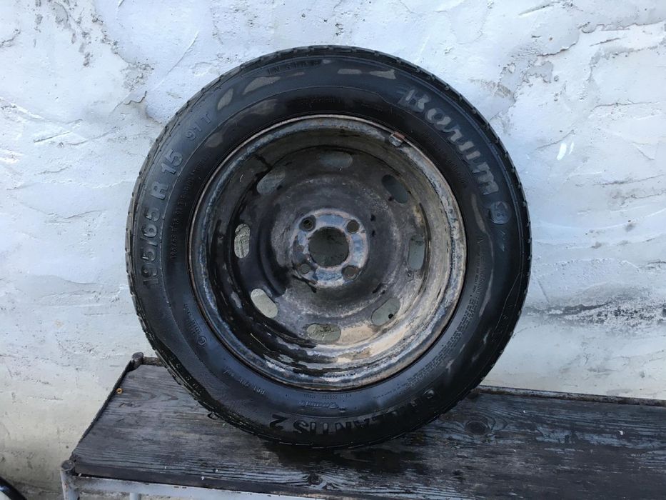 Rezerva Peugeot 307 Janta Tabla 4x108 Anvelopa R15 Barum Brillantis2