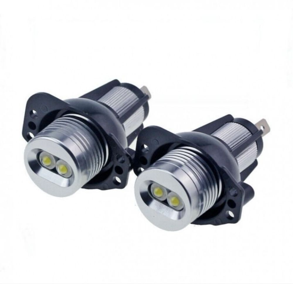 LED крушки Angel Eyes ангелски очи БЕЛИ за BMW E90 E91 E92 с Canbus