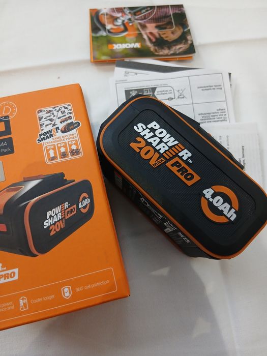 Acumulator Worx 20V/ 4.0 Ah