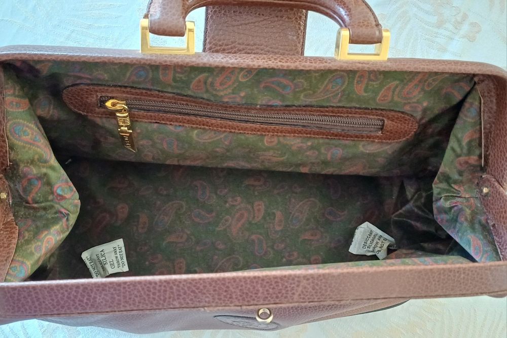 Poșetă geanta medicala consultație piele veritabila Italia