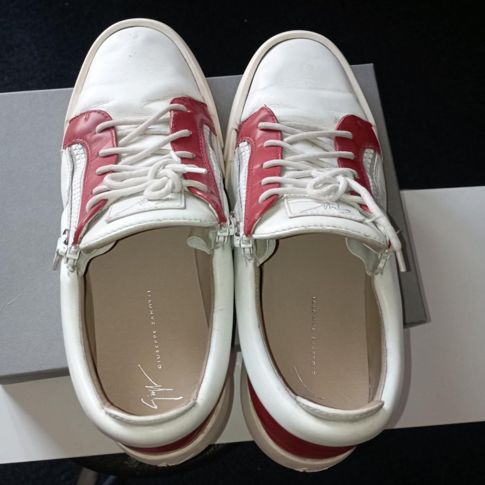 Giuseppe Zanotti shark low, frankie leather, 2 ЧИФТА 43,45 номер..