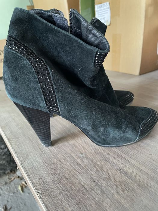 Ботильоны из замши 39 размер