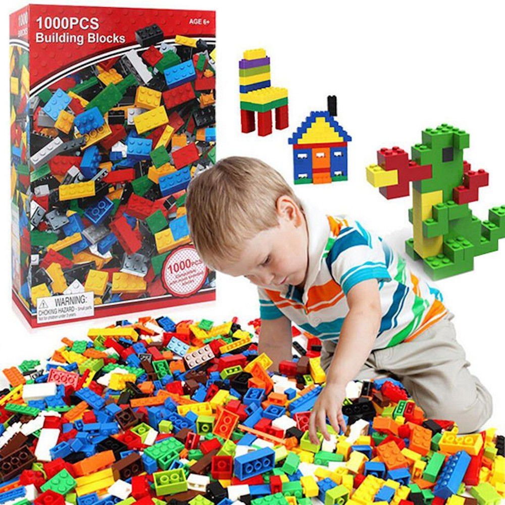 Set de construit cu 1000 de piese, tip LEGO, NOU