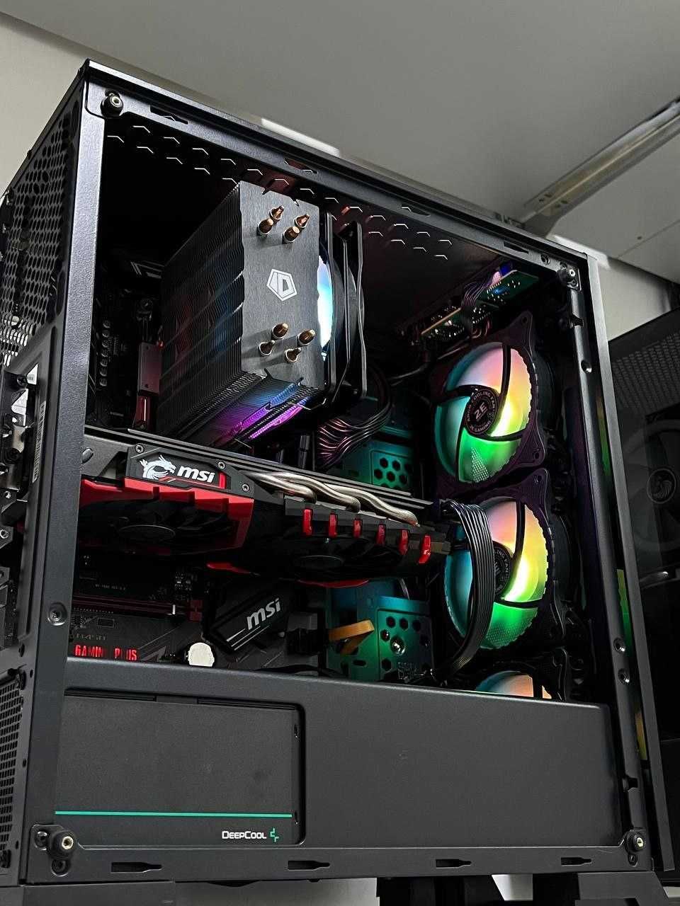 Мощный Компьютер Ryzen 7 2700x аналог i7 10700