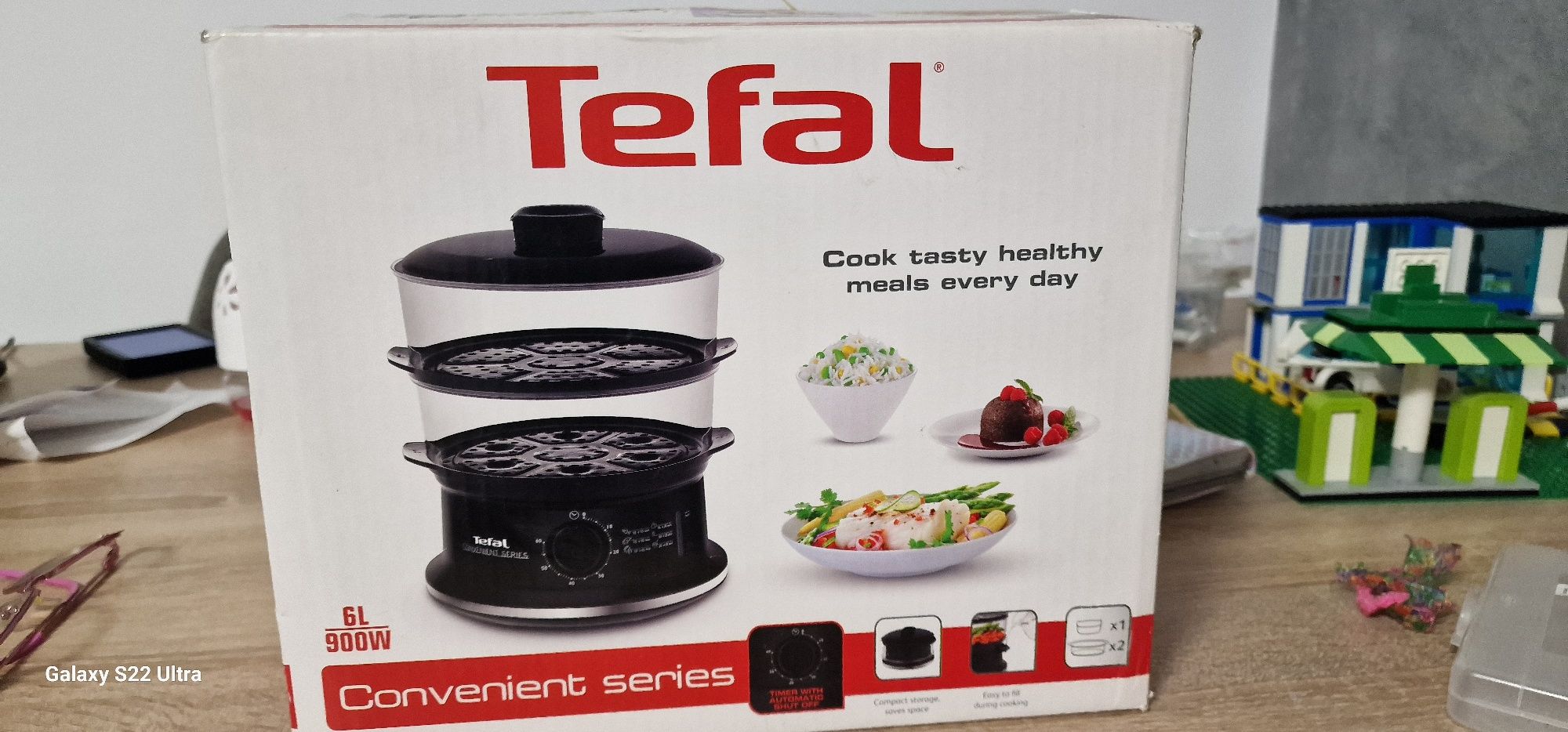 Aparat de gatit cu aburi Tefal Vc1401