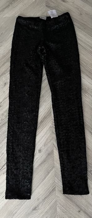 Pantaloni tip colant Vero Moda cu paiete de dama marimea xs