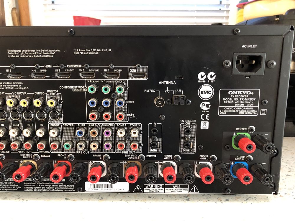 Onkyo TX-NR807 resiver