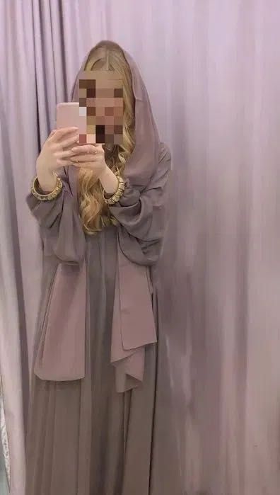 Платье абая дубайская
